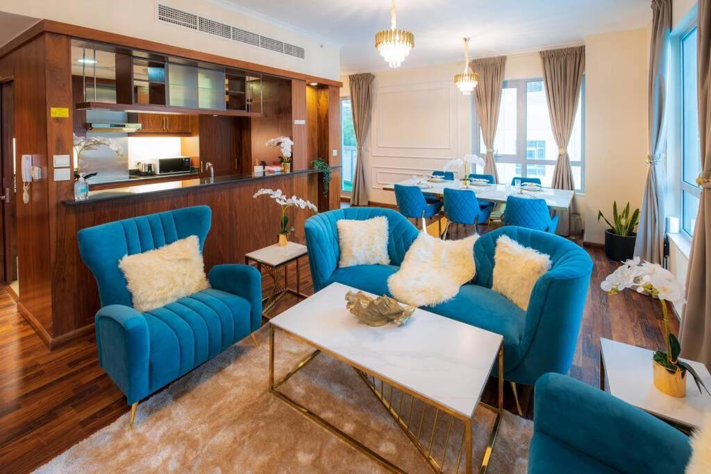 شقة First Class 2br With Full Burj Khalifa And Fountain View