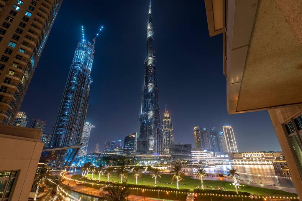 شقة First Class 2br With Full Burj Khalifa And Fountain View