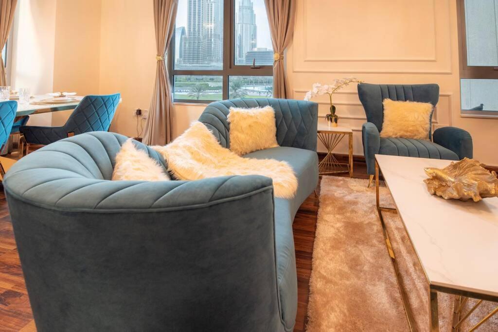 First Class 2br With Full Burj Khalifa And Fountain View شقة