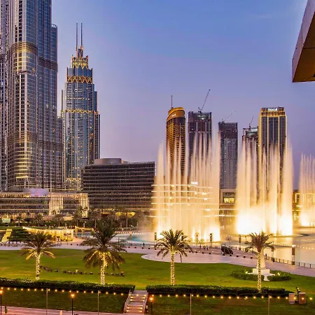 First Class 2Br With Full Burj Khalifa And Fountain View Dubai Exterior photo